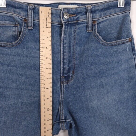 Abercrombie & Fitch The Super Skinny Ankle High Rise Jeans Size 27/4 Women’s - Picture 4 of 12